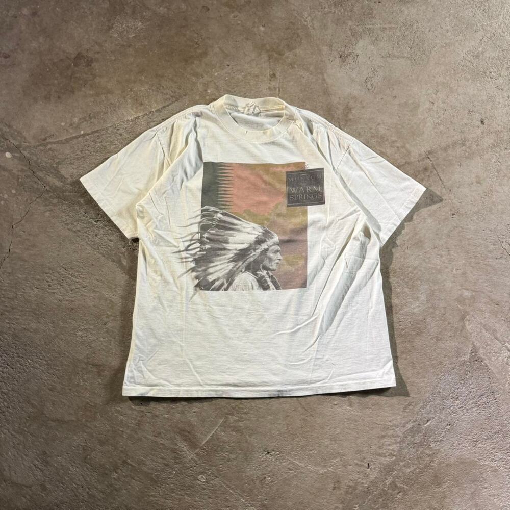 Vintage VTG 90’s Warm Springs Single Stitch Graphic T-shirt - Picture 3 of 8